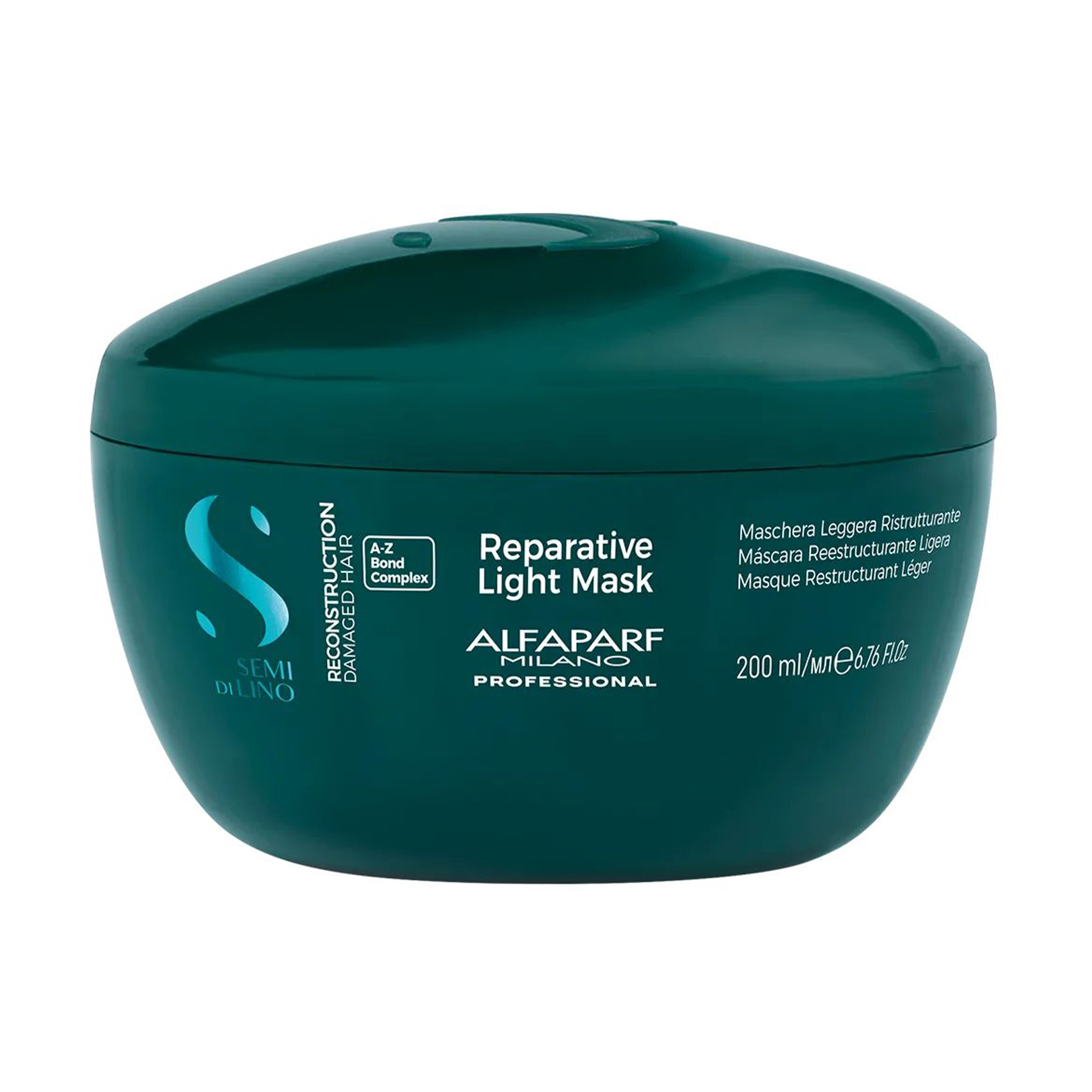 Маска для волосся Alfaparf Semi Di Lino Reconstruction Reparative Light Mask, 200 мл